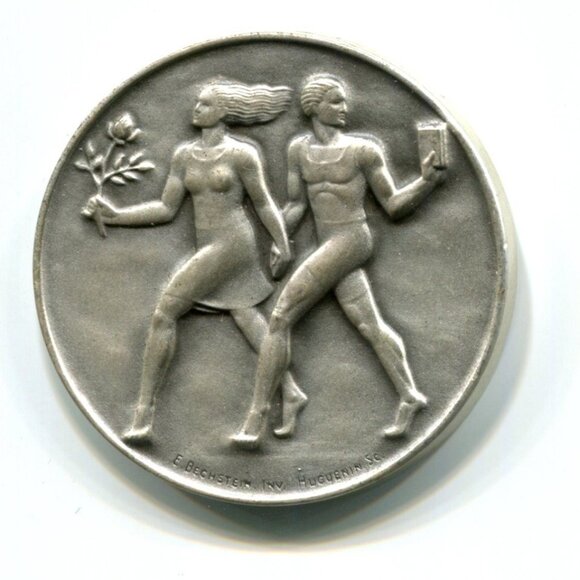 1971 Germany Stadt Burgdorf Commemorative Medal (b735-119) - Picture 2 of 2